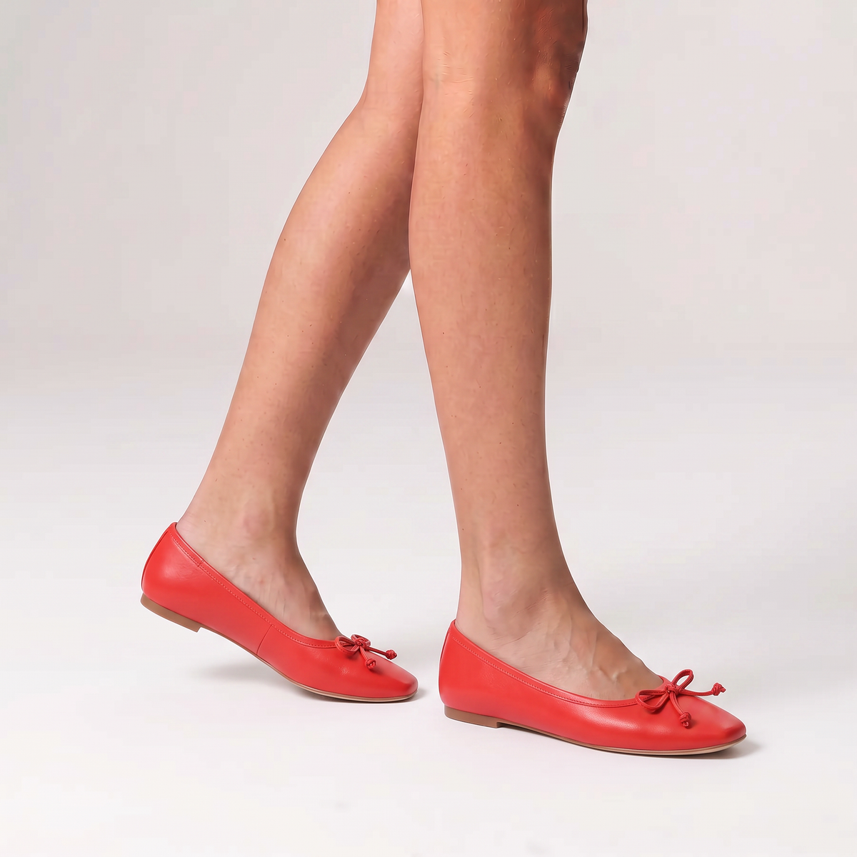 Eugenie Ballet Flats - Red