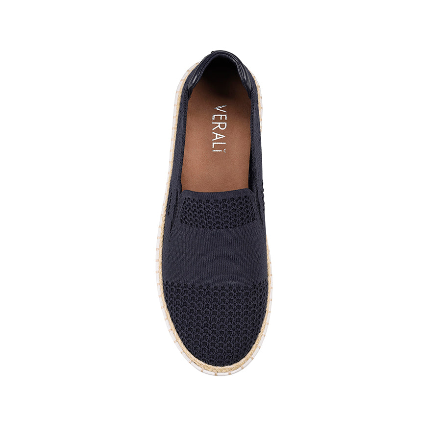 Queen Slip On Sneakers - Navy Knit