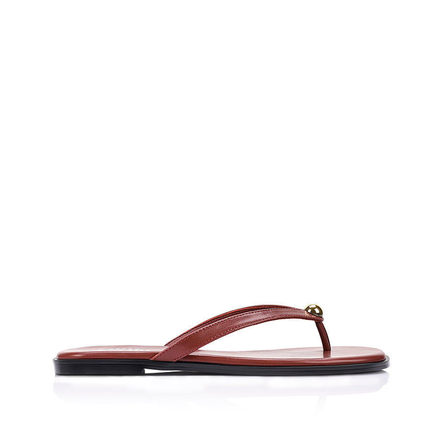Sassy Casual Thongs - Berry Red