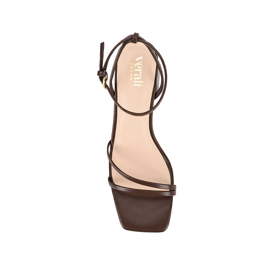 Stevie Block Heel Sandals - Chocolate Brown