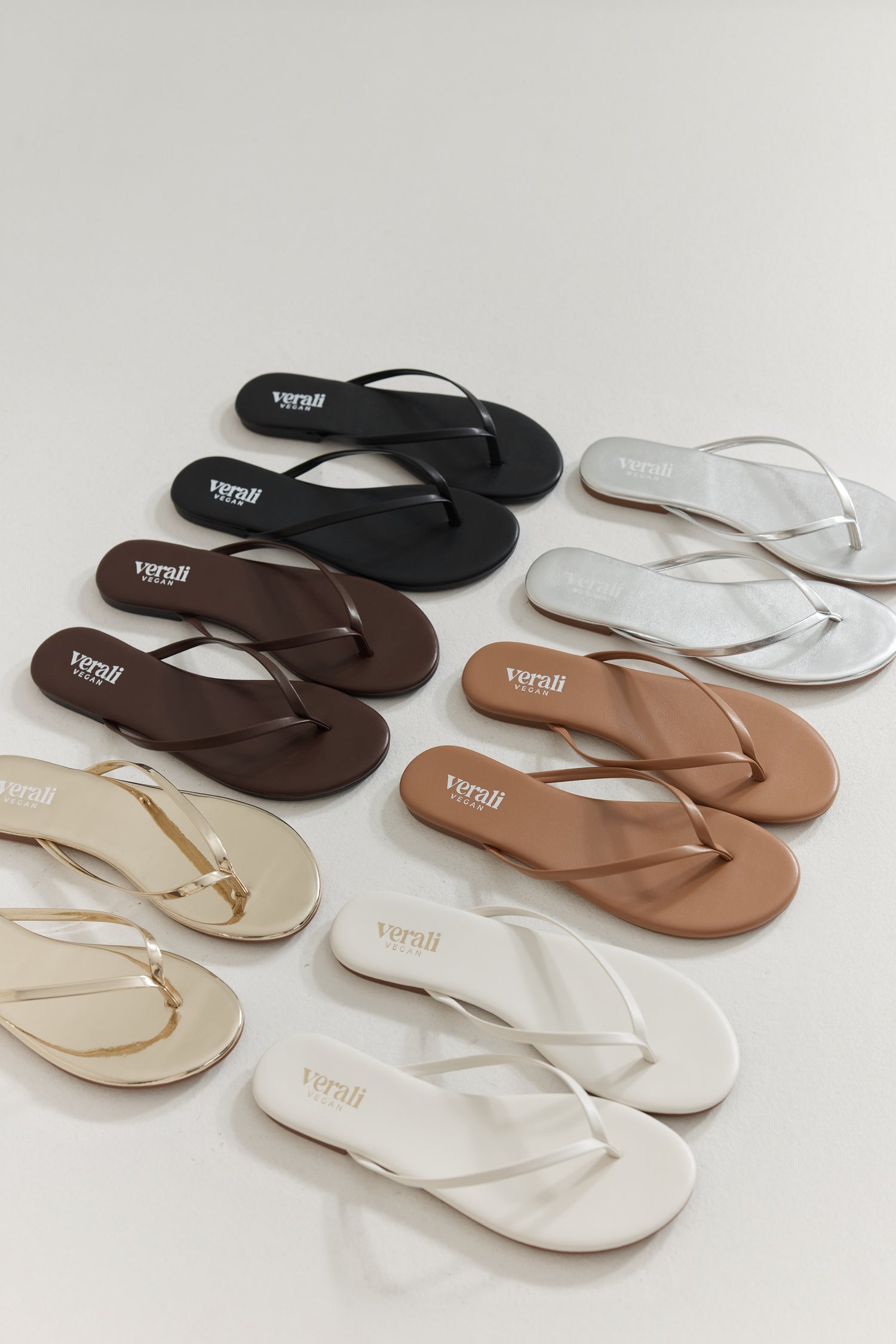 Tori Thongs - Silver Metallic