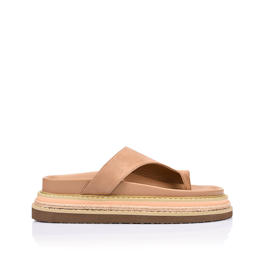Thor Flatform Thongs - Biscuit