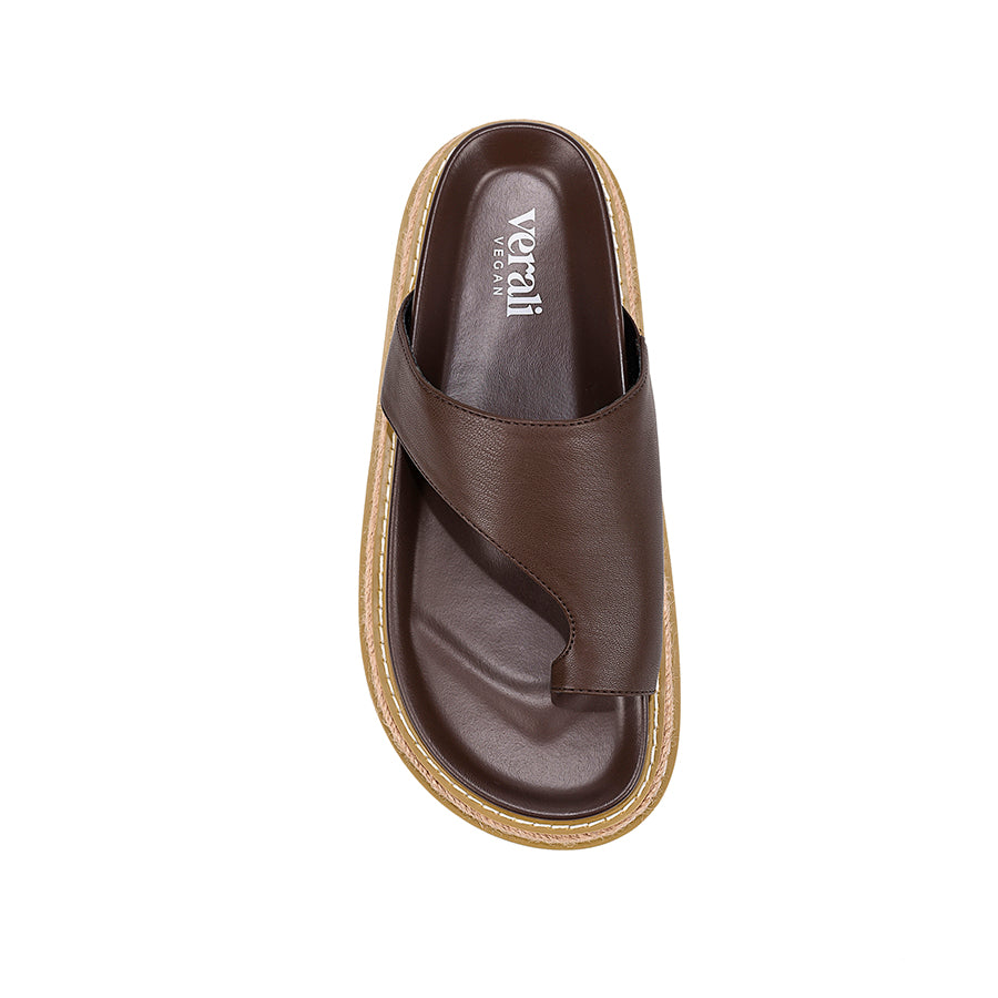 Thor Flatform Thongs - Chocolate Brown