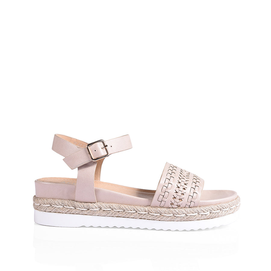 Disco Footbed Sandals - Blush