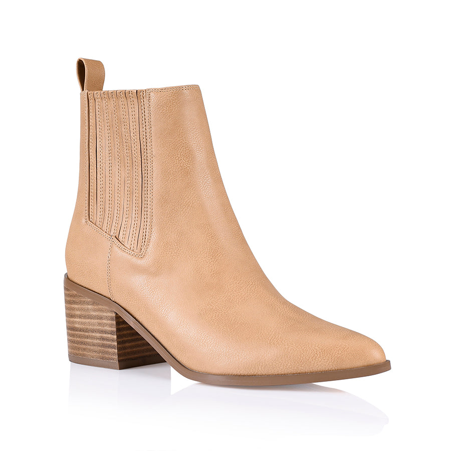 Fillipin Chelsea Ankle Boots - Caramel