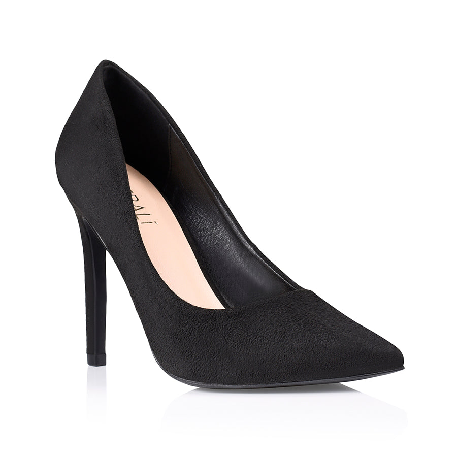 Harolina Stiletto Pumps - Black Micro