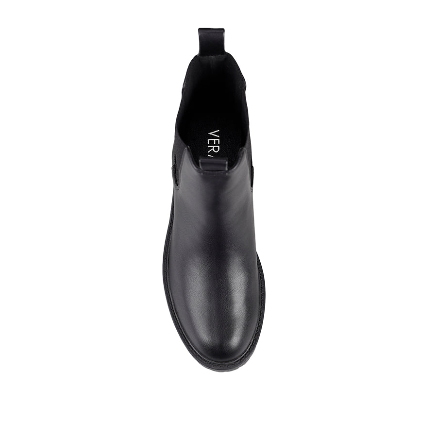 Jalapeno Chelsea Combat Boots  - Black Smooth