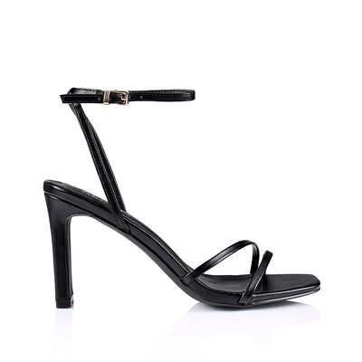 Strappy Black Heels | Strappy Heels Black | Verali Shoes