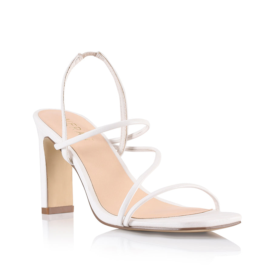 White strappy stilettos sale