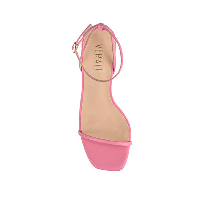 Clear discount heels pink