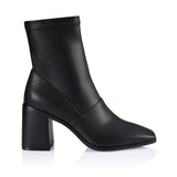 Lila Ankle Sock Boots - Black