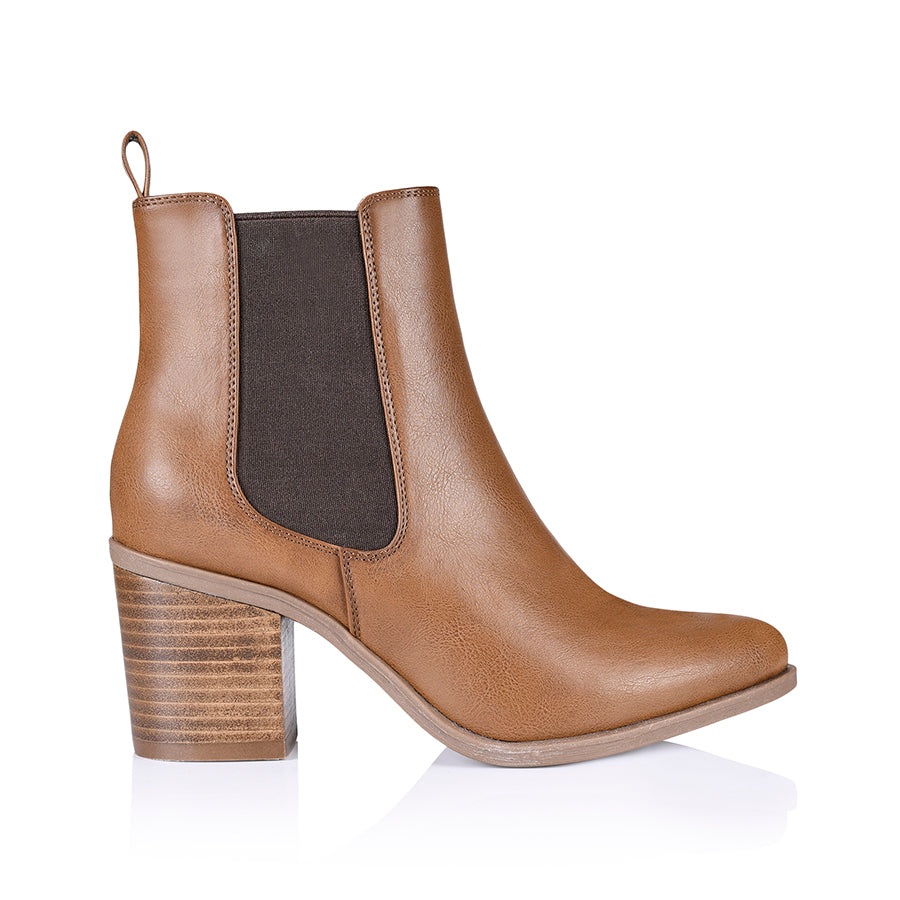 Samantha Chelsea Boots - Tan