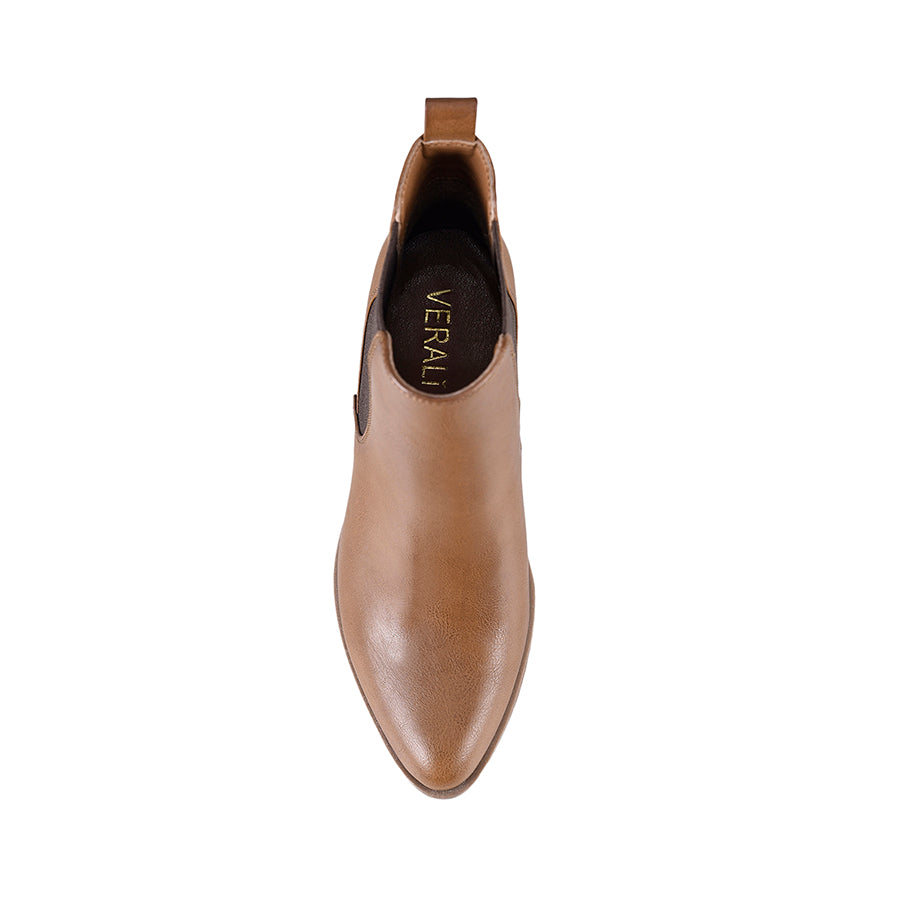 Samantha Chelsea Boots Tan Softee Verali Shoes