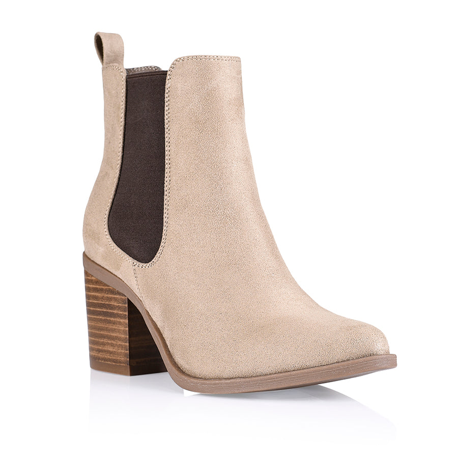 Samantha Chelsea Boots - Taupe