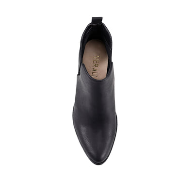 Santana Cut Out Ankle Boots Black Softee