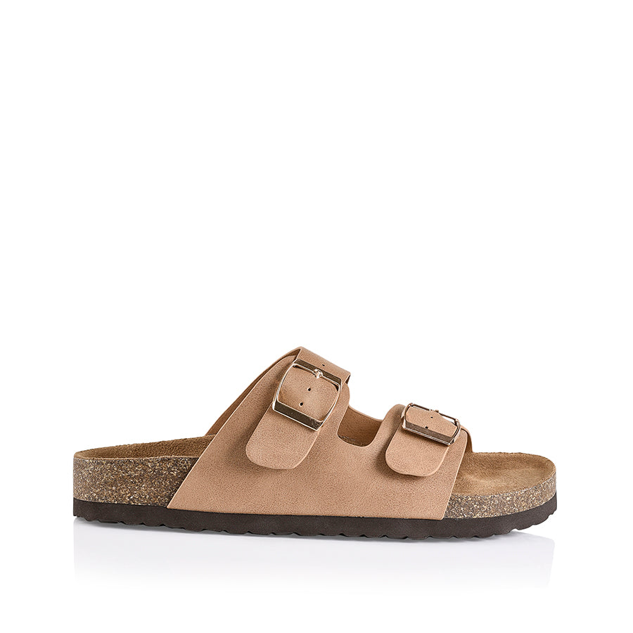 Xylo Footbed Slides - Biscuit Softee
